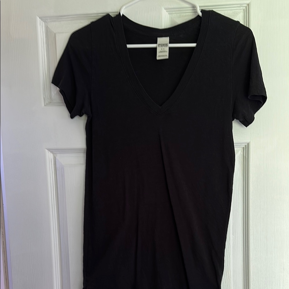 Classic Black V-Neck T-Shirt